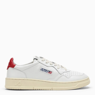 Autry Medalist White/red Trainer