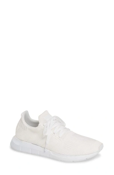 Adidas Originals Women's Swift Run Casual Shoes, White - Size 9.0 In White/ White