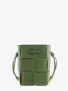 Bottega Veneta Bucket Bag In Green