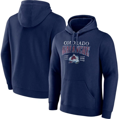 Fanatics Branded Navy Colorado Avalanche Big & Tall Dynasty Pullover Hoodie