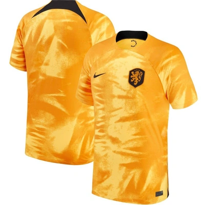 Nike Netherlands 2022/23 Stadium Home  Men's Dri-fit Soccer Jersey In Orange