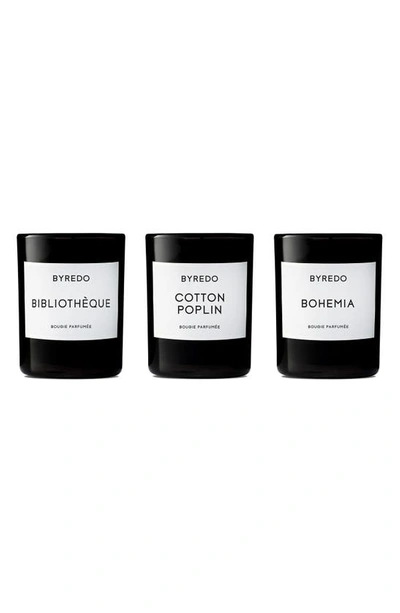 Byredo La Mini Selection Gourmande Candle Set Usd $135 Value