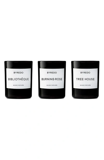 Byredo La Sélection Bois 3-piece Candle Set In No Color