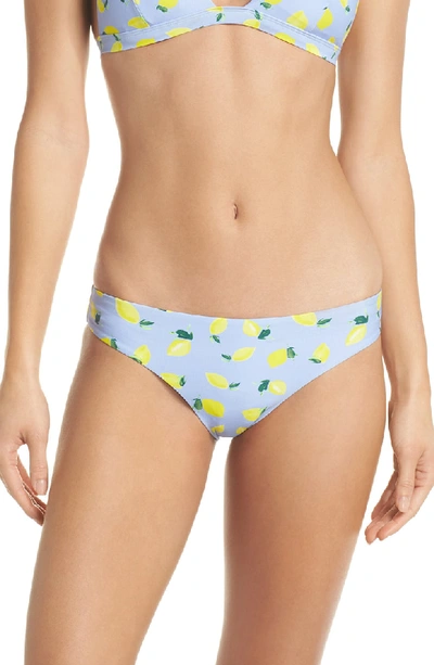 Onia Lily Lemons Hipster Swim Bikini Bottom In Lemon Toss Iris Multi