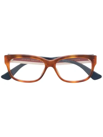 Gucci Eyewear Square Glasses - Multicolour