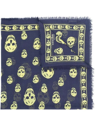 Mcq By Alexander Mcqueen Skull Print Scarf