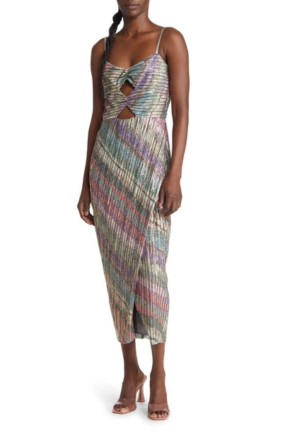 Saylor Women's Lissandra Rainbow Sequin & Studded Dress