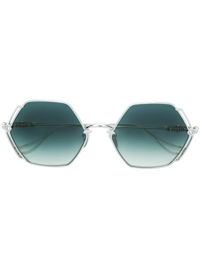 Chrome Hearts Oversized Sunglasses - Metallic