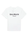 Balmain White Cotton Logo Baby T-shirt