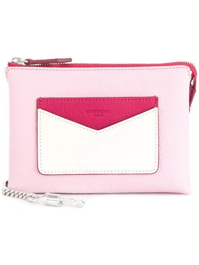 Givenchy Duetto Pouch In Pink