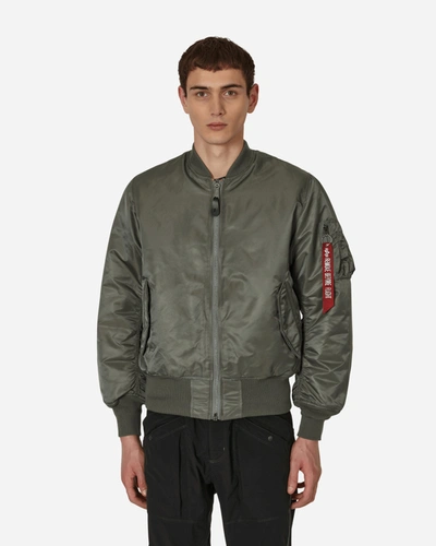Alpha Industries Ma-1 Bomber Jacket Vintage In Green