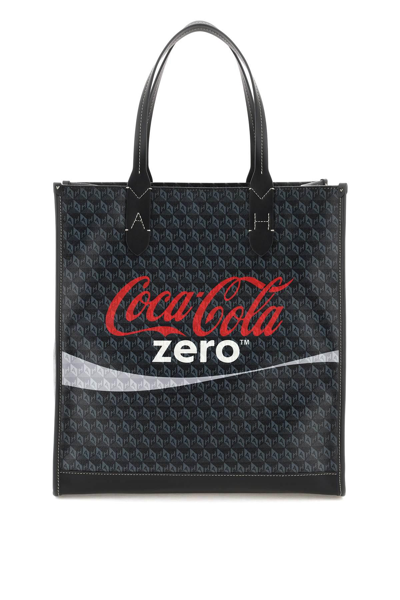 Anya Hindmarch Anya Brands Coke Zero Tote Bag In Blue