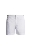 Orlebar Brown Bulldog Mid-length Tailored Swim Shorts In White