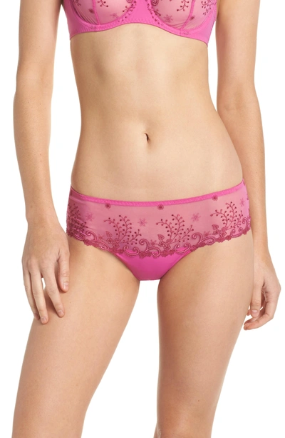 Simone Perele 'delice' Boyshorts In Rose Fuchsia