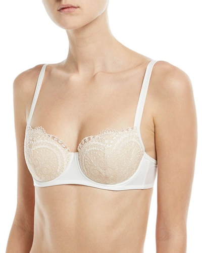 Maison Lejaby Tattoo Padded Demi Cup Bra In Lily