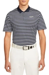 Nike Men's Dri-fit Victory Striped Golf Polo In Blue