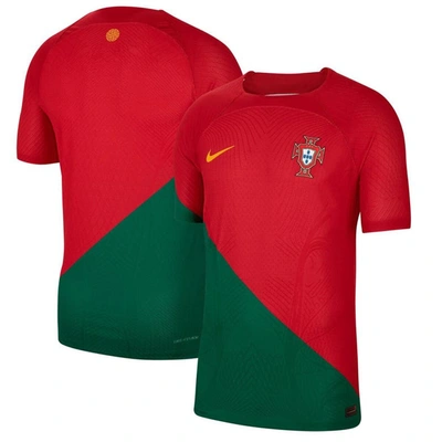 Nike Portugal 2022/23 Match Home  Men's Dri-fit Adv Soccer Jersey In Red