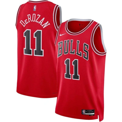 Nike Chicago Bulls Icon Edition 2022/23  Men's Dri-fit Nba Swingman Jersey In Red