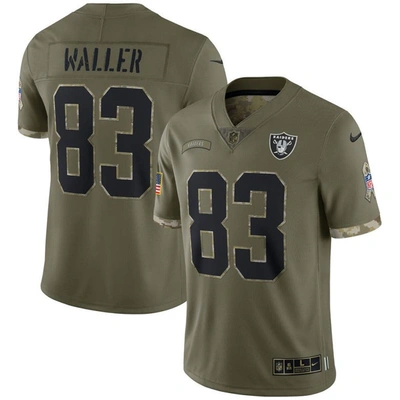 Nike Men's Nfl Las Vegas Raiders Salute To Service (darren Waller) Limited Football Jersey In Brown