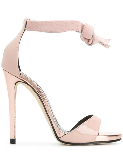 Marc Ellis Tie Strap Sandals - Pink