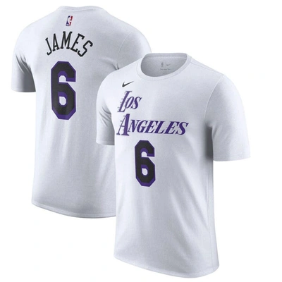 Nike Los Angeles Lakers City Edition  Men's Nba T-shirt In White