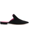 Oscar Tiye Pointed Toe Slippers