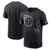 Nike Men's Rflctv Logo (nfl Tennessee Titans) T-shirt In Black