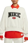Nike Women's  Sportswear Phoenix Fleece City Edition Over-oversized Crewneck Sweatshirt In Grey