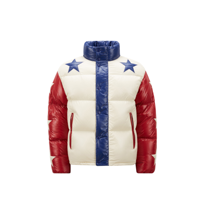 Moncler Genius Moncler X Palm Angels Ullman Short Down Jacket In Multi