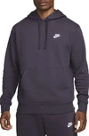 Nike Men's  Sportswear Club Fleece Pullover Hoodie In Purple