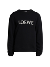 Loewe Embroidered-logo Sweatshirt In Black