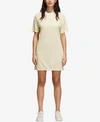 Adidas Originals Originals Trefoil T-shirt Dress In Mist Sun