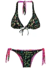 Amir Slama Reversible Bikini Set In Bege