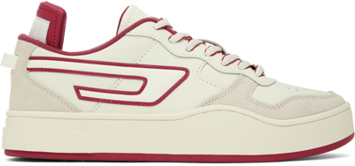 Diesel Leather S-ukiyo Low Trainers In White