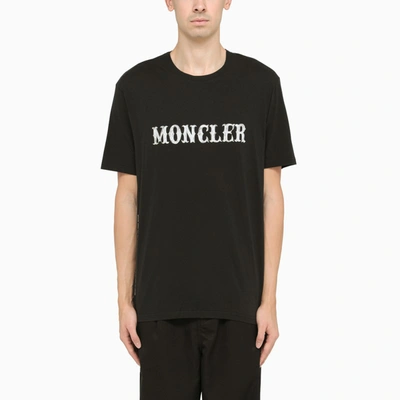 Moncler Genius Black T-shirt With Logo