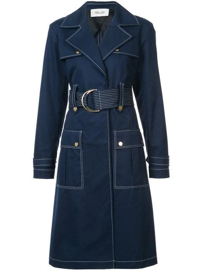 Diane Von Furstenberg Belted Trench Coat