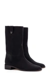 Larroude Barb Boot In Dark Gray