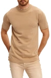 Ser.o.ya Mitch Short Sleeve Sweater T-shirt In Beige