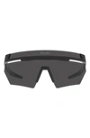 Prada 59mm Shield Sunglasses In Dark Grey