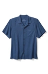Tommy Bahama Men's Coastal Breeze Check Silk-blend Shirt In Dockside Blue