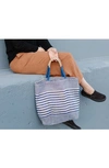 Will And Atlas Paloma Stripe Shopper Bag In Indigo