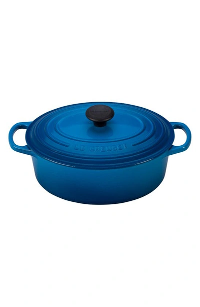 Le Creuset Signature 2.75 Quart Oval Enameled Cast Iron Dutch Oven In Marseille