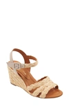 Andre Assous Milena Wedge Sandal In Natural