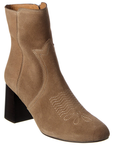 See By Chloé Suede Bootie In Brown