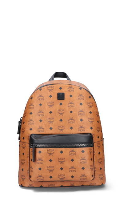 Mcm Backpack In Cognac