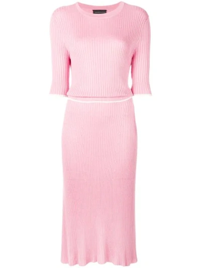 Cashmere In Love Desideria Midi Dress In Pink