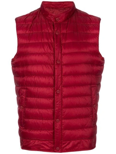 Herno Puffer Down Jacket In Red