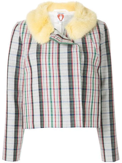 Shrimps Betsy Faux Fur Jacket In Multicolour