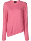 Calvin Klein 205w39nyc Designer Casual Sweater In Pink