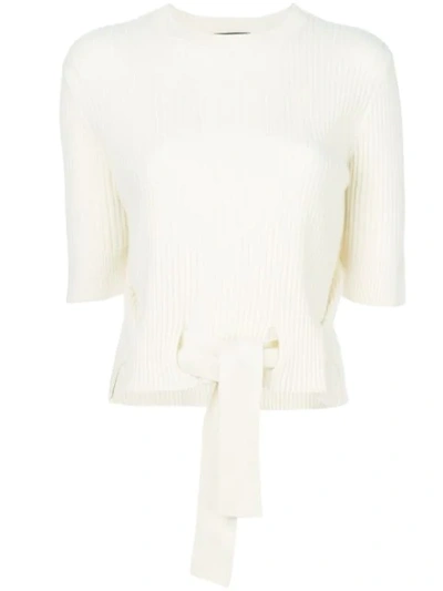 Cashmere In Love Cashmere Dee Crop Sweater In Neutrals